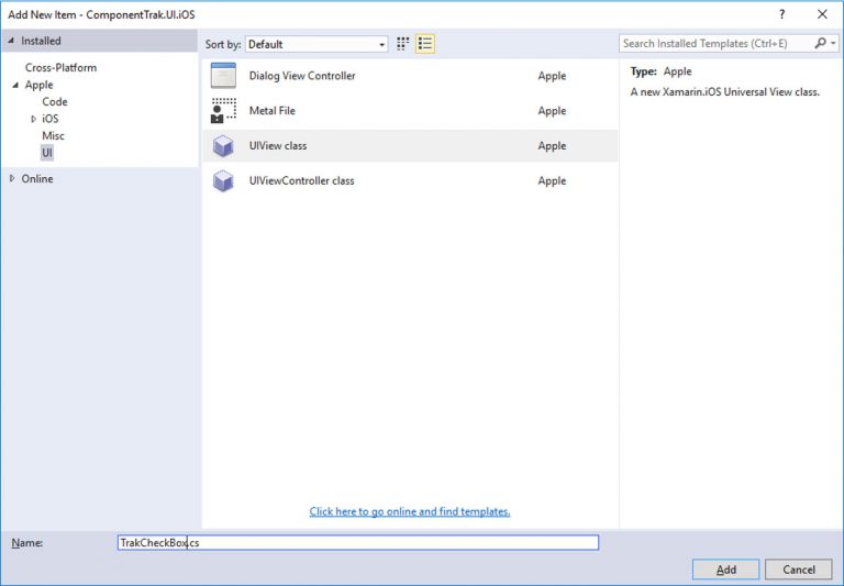 Creating a custom native control using Xamarin.iOS | Jeff Wyzard